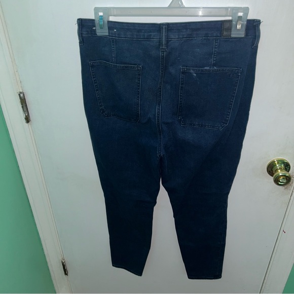 American Eagle Outfitters Dark Blue Stretch Denim - Picture 3 of 5